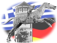 Deutsch-Griechische Gesellschaft  Düsseldorf e.V. logo